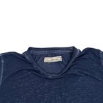 Abercrombie & Fitch Navy Blue Cotton Baby Tee Normcore Crop Size Women's XS Photo 1