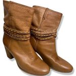 Frye ⭐️ Naomi Pickstitch Mid Heeled Leather Boots Photo 0