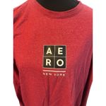Aeropostale Aero‎ New York red long sleeve T shirt medium Photo 1