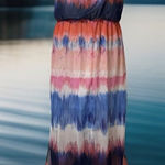 Bisou Bisou EUC‎  Michele Bohbot Womens Maxi Dress Spaghetti Strap Bohemian -12 Photo 0