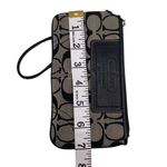 Coach Y2K  Black Gray Signature Canvas Wristlet Photo 6