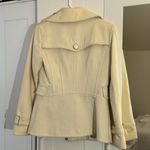 White House | Black Market Women's Cream Double-Breasted Coat Photo 2