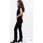Madewell Kick Out Crop Jeans in Black Size 26 Photo 1