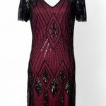 Flapper Dress Black Size M Photo 0