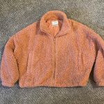 Urban Outfitters  Willow Fuzzy Drawstring Teddy Jacket in Honey Photo 1