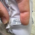 Aerie high cut cheeky bikini bottom bandeau top blue beach white large medium Photo 10