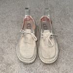 Hey Dude  Wendy Chambray White Nut Slip On Shoe Sz Women's 6 Photo 1