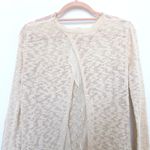 BKE Y2K‎  Womens Sweater Size M Beige Crochet Knit Lace Long Sleeve Boho Cottage Photo 6
