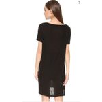 NWT Alexander Wang Cream Silk Blend Slub Knit T Shirt Dress White Photo 5