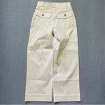 Spanx New  Stretch Twill Cropped Wide Leg Size XS Petite in Bright White Photo 8