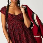 Free People  Tabitha Floral Minidress NWT Size Small Photo 5