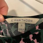 41 HAWTHORN STITCH FIX Plus Size Baneberry Crew Neck Knit Top Heart Leopard Tank Green Photo 5