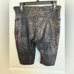 Spanx  Faux Leather Leopard Shorts Size Medium Photo 1