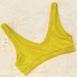 Aerie NWT Offline by Yellow Summer Light Terry Sports Bra - Size: Small Photo 5