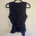 Antonio Melani NWT  dark blue linen blouse Photo 1