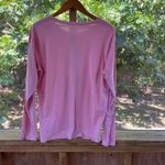 J.Crew Women's Collector Tee Pink 12 Dogs Of Christmas Long Sleeve Size XL. NEW Photo 1