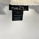 Rue 21  Ivory & Blue Hankerchief Hem  Asymmetrical Strapless Dress Photo 7