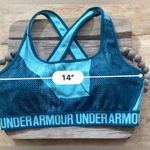 Under Armour Women’s XL Crossback Mid Impact 2 Tone Green Sports Bra Photo 3