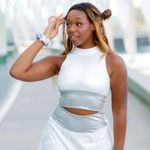 NWT Crowned Athletics Galactic Gals Rebel Princess Long Sports Bra XXXL 3X Large Silver Size undefined Photo 0