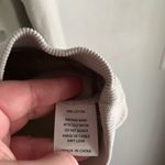 Bohme light green abstract pullover puff shoulder sweatshirt neutral cozy fall Photo 5