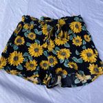 Divided Sunflowers Shorts Photo 3