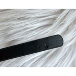 NWT Linea Pelle Black Rhinestone Skinny Belt Size M Photo 7