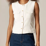 J.Crew  Crewneck vest in city crepe Photo 0