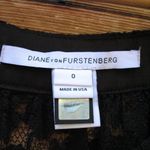 Diane Von Furstenberg  Black Lace Mini Dress Photo 6