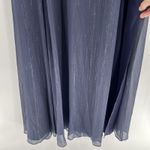 Likely  Runa Halter Maxi Gown Night‎ Shadow Blue Formal Metallic Prom Size 2 NWT Photo 4