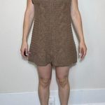 Old Navy Vintage Y2K  Zip Up Knit Brown Mini Dress Size XS Photo 3