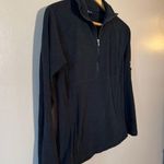 CHAPS Black Sport 1/2 Zip Fleece Jacket Size S EUC Photo 2