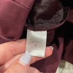 New York & Company Maroon Cropped Dress Pants Red Size 4 Photo 6