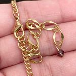 Purple Lavender Iridescent Teardrop Crystal Glass Beaded Chain Necklace Photo 8