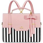 NWT Matein Briefcase for Women, 15.6 Inch Pink Photo 0