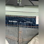 Old Navy NWT High Rise Scottie Dark Blue Denim Button-Front Skirt Sz 2 Photo 4