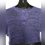 L.E.I batwing style purple top Size undefined Photo 2