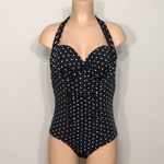 New. SWIMSUITS FOR ALL black and white swimsuit. Black Size 14 Photo 8