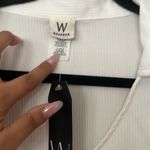 Wrapper NWT White Collared Women's Top Size XL Photo 6