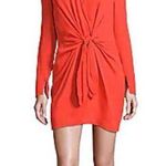 3.1 Phillip Lim Orange Silk Tie Know Dress Photo 2