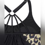 Holipick Womens Blouson Tankini Top Tummy Control Swimsuit Top with Racerback Black Size XS Photo 5