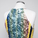 One 33 Social. Sequin multicolor mini dress. Pink Photo 8