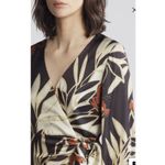 Sam Edelman  Protea Long Sleeve Satin Wrap Dress size 8 MSRP $138.00 Photo 4