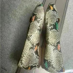 Madewell  The Cory Snake Embossed Leather Flats Photo 2