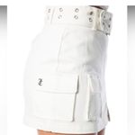 Juicy Couture Cargo Miniskirt in White Sz 26 NWT Photo 1