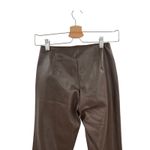 I am gia I.Am.Gia Estyn Pants Faux Leather Flare Bootcut Low Rise‎ Brown Size XXS Photo 7