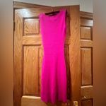 Olive & Oak  - Intense Magenta Ribbed Sleeveless Midi Dress Photo 11