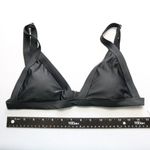 Heat Black Padded Classic Swim Sports Bra Beach Bralette Bikini Top L Large Photo 2