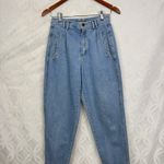 Liz Claiborne Vintage 80s Lizwear Pleated High Waist Denim Jeans Petite Size 8 Photo 6