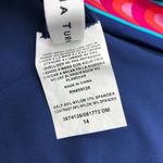 Trina Turk  India Garden Banded Hipster Bikini Bottom Reversible Blue Colorful 14 Photo 5