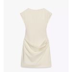 ZARA  NWT ruched draped mini dress Photo 2